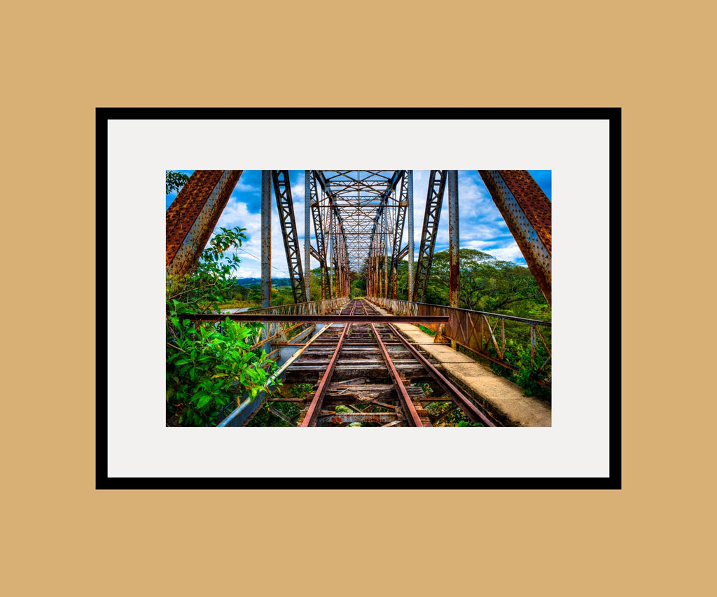 Barranca Train Bridge Framed
