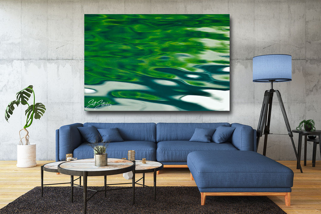 Green Blue Reflection