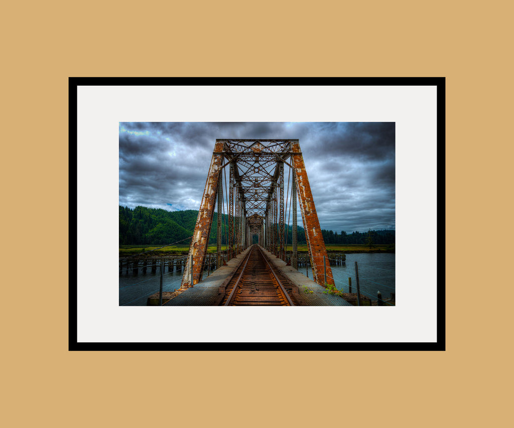 Florence Train Bridge Framed