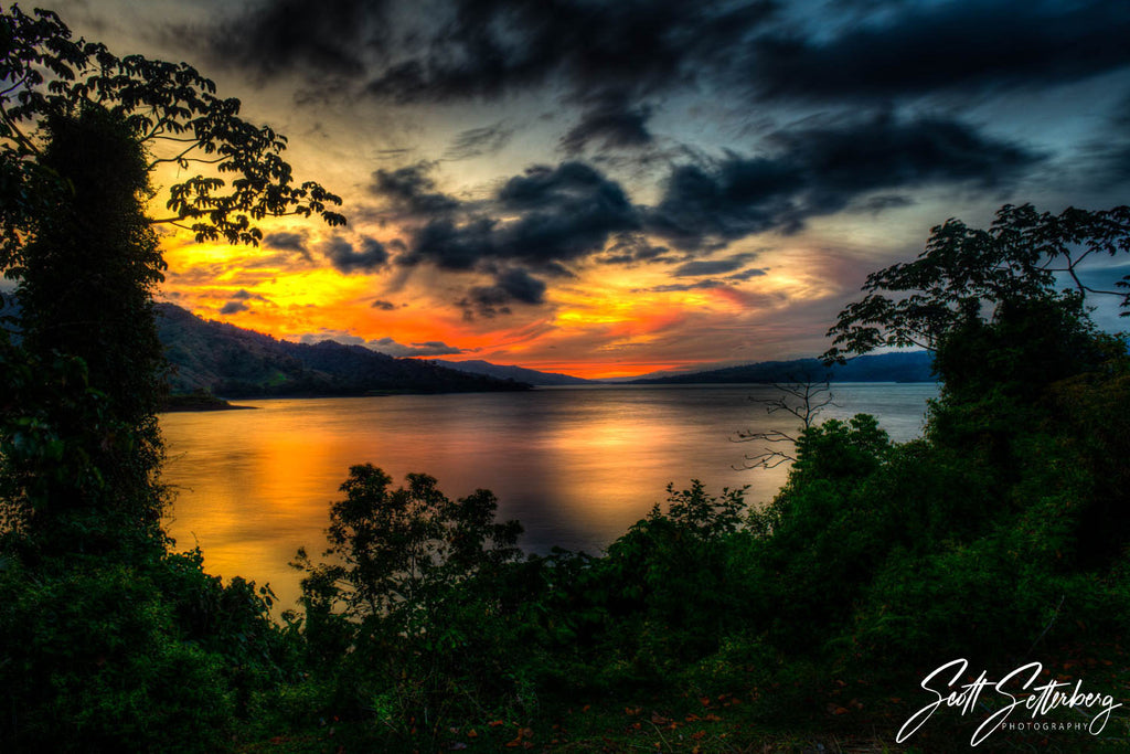 Sunset at Lake Arenal