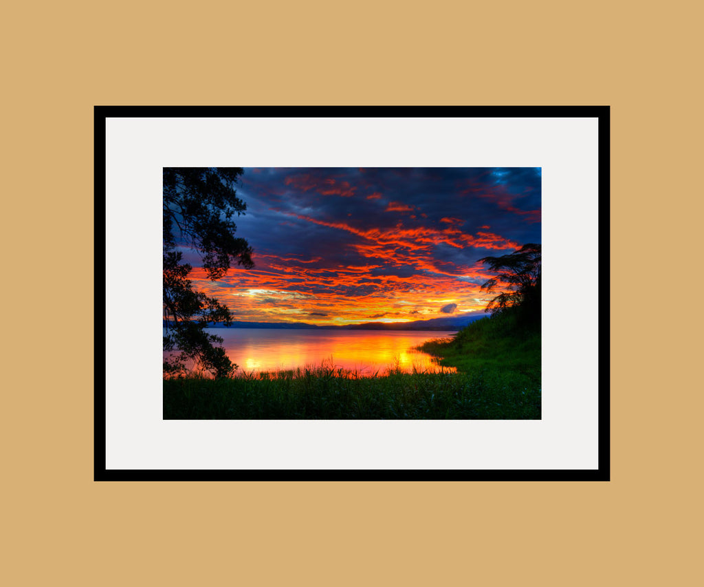 Lake Arenal Sunset Framed