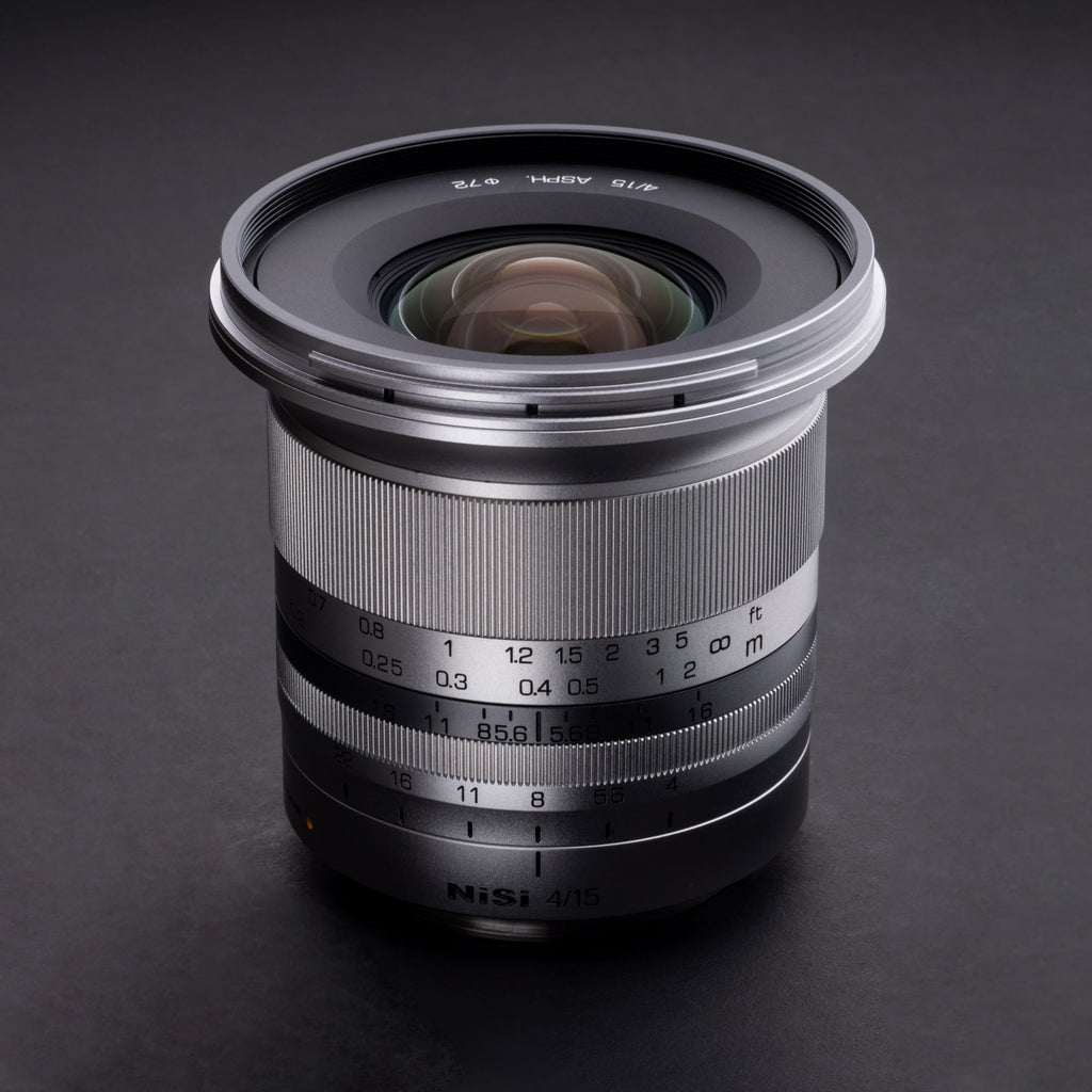 nisi-15mm-f-4-sunstar-super-wide-angle-full-frame-asph-lens-in-silver-sony-e-mount