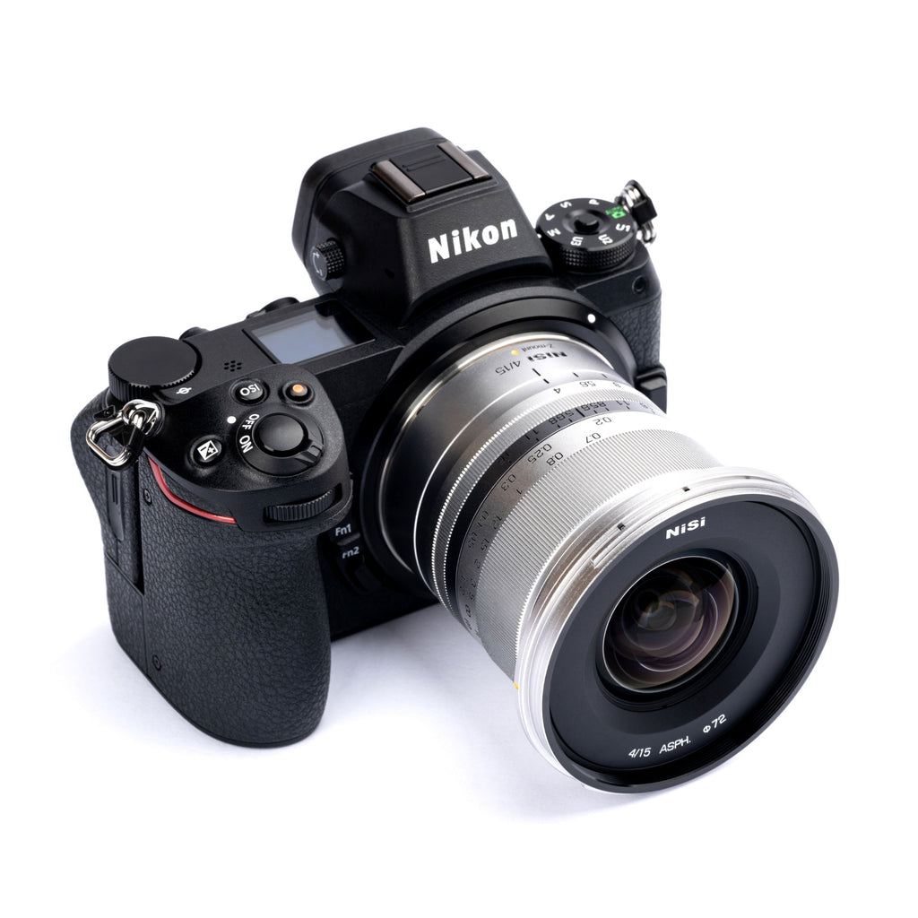 nisi-15mm-f-4-sunstar-super-wide-angle-full-frame-asph-lens-in-silver-nikon-z-mount