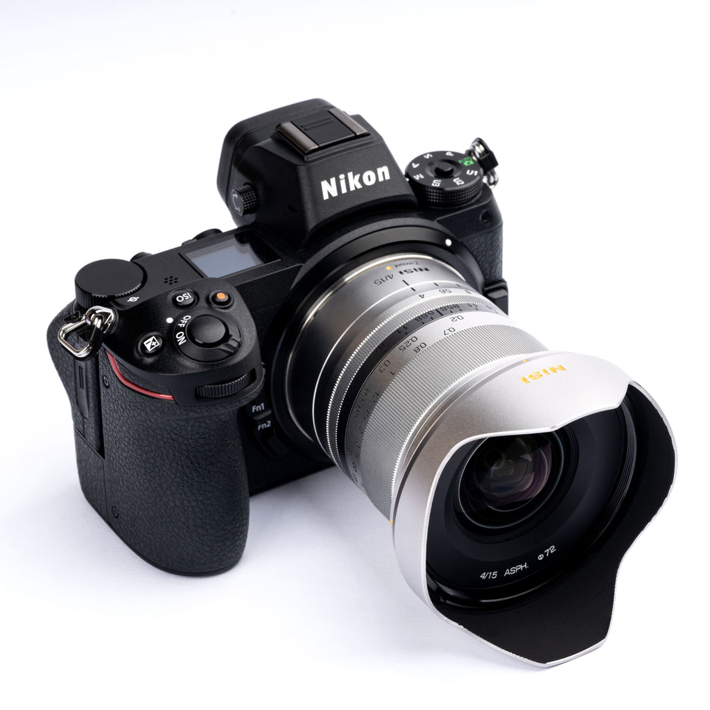 nisi-15mm-f-4-sunstar-super-wide-angle-full-frame-asph-lens-in-silver-nikon-z-mount