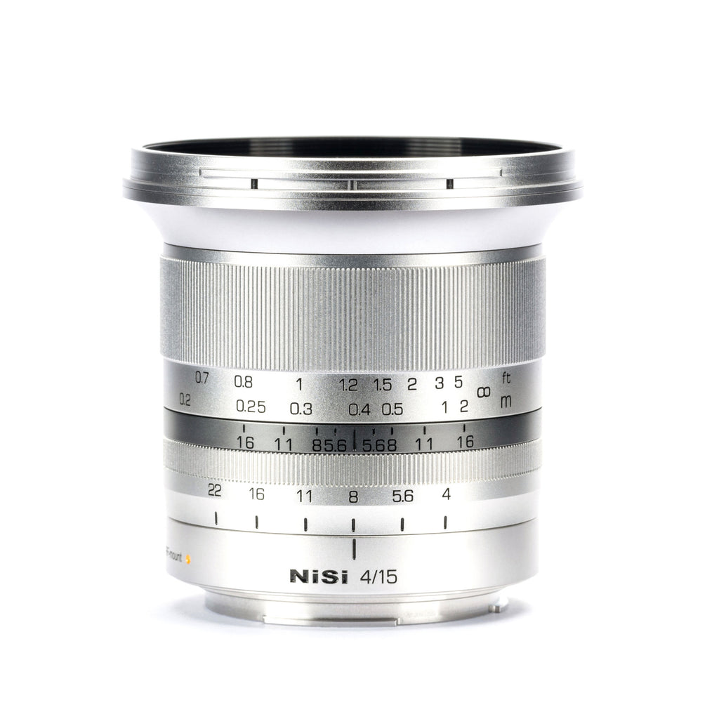 nisi-15mm-f-4-sunstar-super-wide-angle-full-frame-asph-lens-in-silver-sony-e-mount