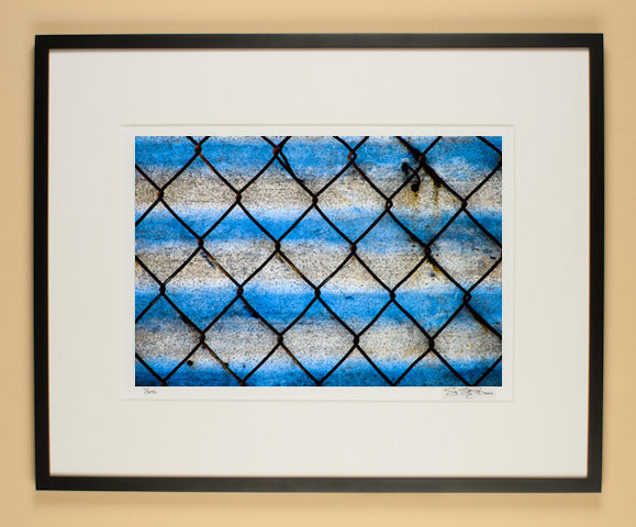 Silver Blue Chain Link