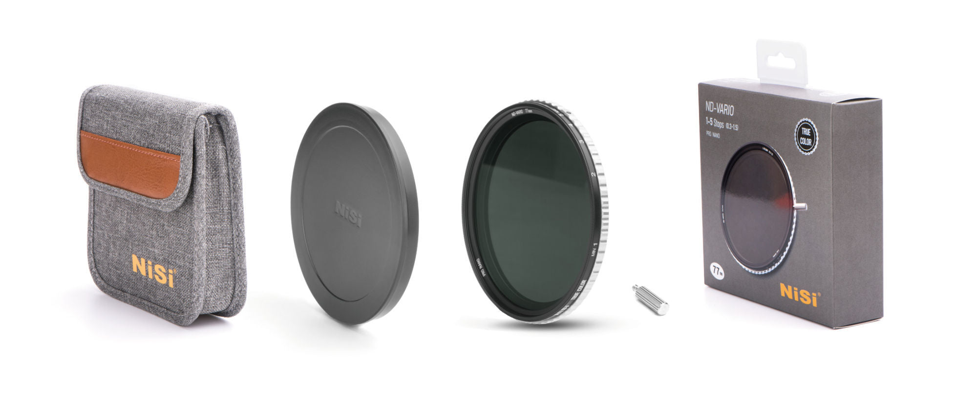 NiSi 49mm True Color ND-VARIO Pro Nano 1-5stops Variable ND