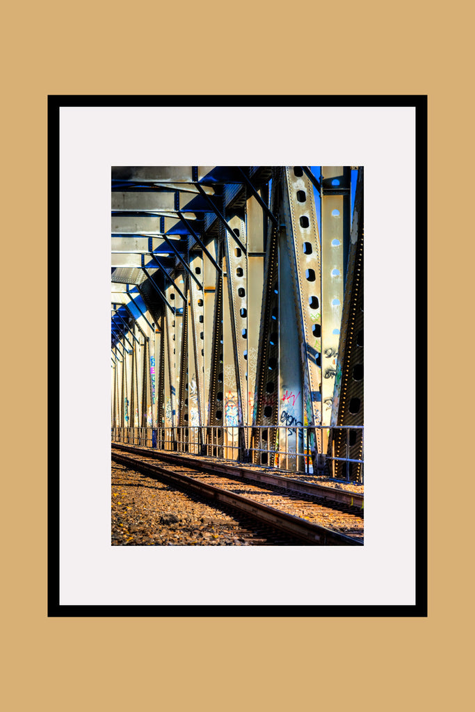 Ventura Train Bridge Framed
