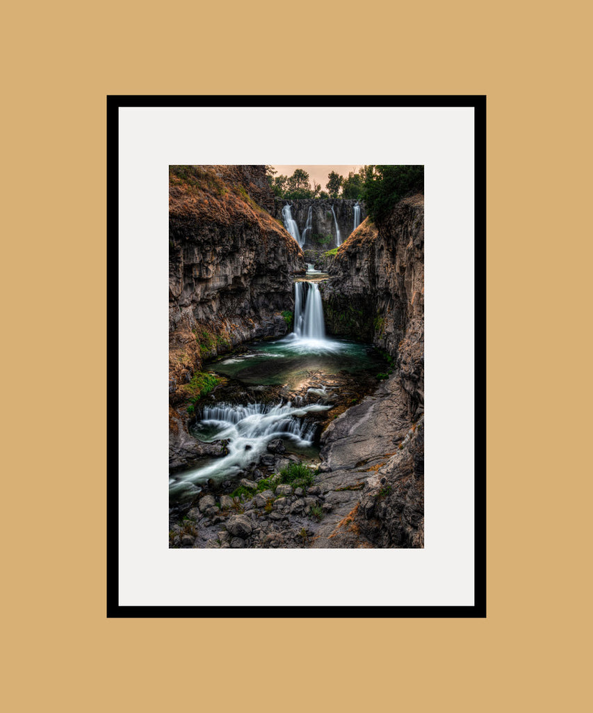 White River Falls Framed