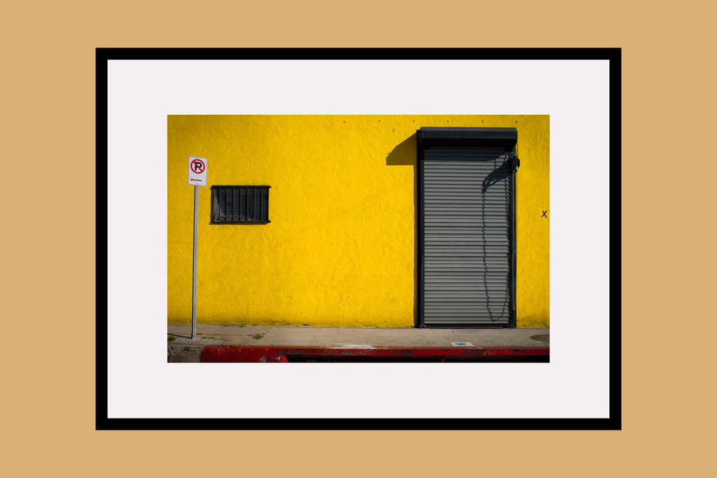 Yellow Wall Framed